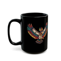 Sacred Condor Pixel Flight Black Mug