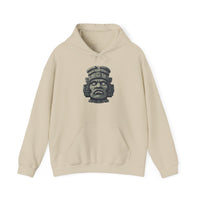 Mayan Sacred Head Stone Unisex Hoodie