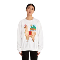 Sacred Llama of the Inca Andes Unisex Sweatshirt