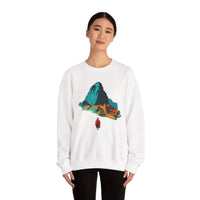 Machu Picchu Minimalist Sacred City Unisex Sweatshirt