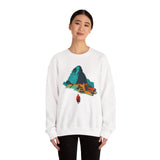 Machu Picchu Minimalist Sacred City Unisex Sweatshirt