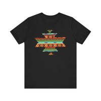 Sacred Geometric Textile Pattern Illustration Unisex T-Shirt