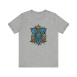 Wild Aztec Turquoise Amulet Illustration Unisex T-Shirt