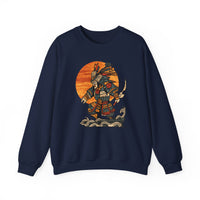 Aztec Samurai Wave Style Unisex Sweatshirt