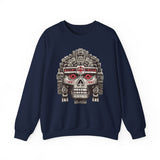 Ancient Pixel Skull Totem Unisex Sweatshirt