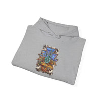 Aztec Turquoise Cactus Desert Landscape Unisex Hoodie