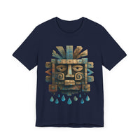 Tlaloc Ancient Rain Mask Glyph Unisex T-Shirt