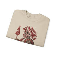 Young Warrior Glyph Pre-Hispanic Style Unisex Sweatshirt