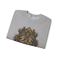Ancient Aztec Solar Deity Mask Unisex Sweatshirt