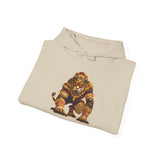 Pixel Art Mayan Jaguar Warrior Unisex Hoodie