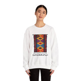 Indigenous Andean Geometric Textile Pattern Unisex Sweatshirt