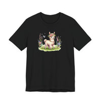 Baby Llama Inca Blossom Crown Unisex T-Shirt