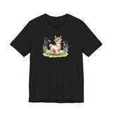 Baby Llama Inca Blossom Crown Unisex T-Shirt