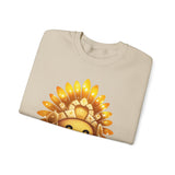 Chibi Inti Inca Sun God Cartoon Style Unisex Sweatshirt