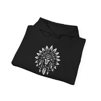 Sacred Tribal Chief Emblem Illustration Unisex Hoodie