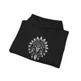 Sacred Tribal Chief Emblem Illustration Unisex Hoodie