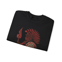 Young Warrior Glyph Pre-Hispanic Style Unisex Sweatshirt