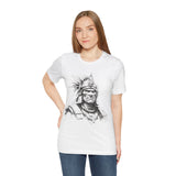 Inca Warrior Line Art Tribal Design Unisex T-Shirt