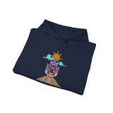 Eye of the Sun Pyramid Illustration Unisex Hoodie