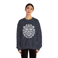 Andean Dual God Symmetry Tribal Glyph Style Unisex Sweatshirt