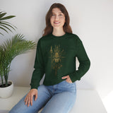 Golden Shaman Tribal Symbol Line Art Unisex Sweatshirt