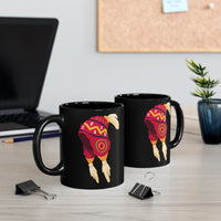 Peru Culture Ethnic Chullo Black Mug