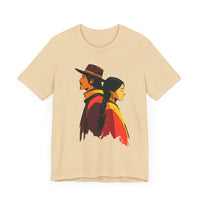 Cultural Heritage Native Portrait Design Unisex T-Shirt