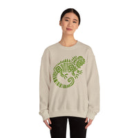 Mayan Aztec Totem Symbol of Iguana Unisex Sweatshirt