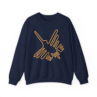 Nazca Lines Style Bird Unisex Sweatshirt