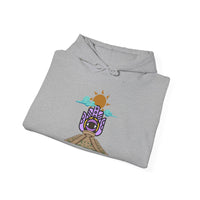 Eye of the Sun Pyramid Illustration Unisex Hoodie