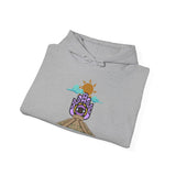 Eye of the Sun Pyramid Illustration Unisex Hoodie