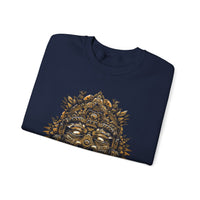 Ancient Aztec Solar Deity Mask Unisex Sweatshirt