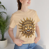 Pixel Art Inca Sun God 8-Bit Retro Style Unisex T-Shirt