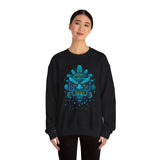 Tlaloc Rain God Tribal Glyph Style Unisex Sweatshirt