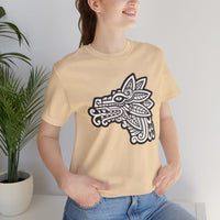 Quetzalcóatl Serpent Head Illustration Unisex T-Shirt