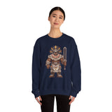 8-Bit Aztec Warrior Pixel Art Style Unisex Sweatshirt