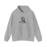 Inca Warrior Line Art Tribal Design Unisex Hoodie