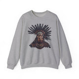 Tribal Feather Headdress Warrior Unisex Sweatshirt