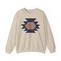 Minimal Southwest Tribal Rug Pattern Illustration Unisex Sweatshirt