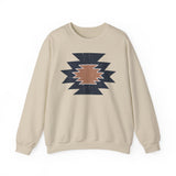 Minimal Southwest Tribal Rug Pattern Illustration Unisex Sweatshirt