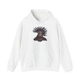 Tribal Feather Headdress Warrior Unisex Hoodie