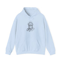 Inca Warrior Hand Drawn Tribal Portrait Unisex Hoodie