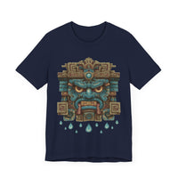 Tlaloc Rain God Stone Face Glyph Unisex T-Shirt