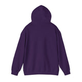 Tribal Volcano with Smoke Spirals Glyph Style Unisex Hoodie