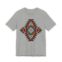 Boho Aztec Geometric Totem Pattern Illustration Unisex T-Shirt