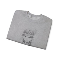 Brave Inca Girl Ink Warrior Portrait Unisex Sweatshirt