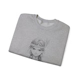 Brave Inca Girl Ink Warrior Portrait Unisex Sweatshirt