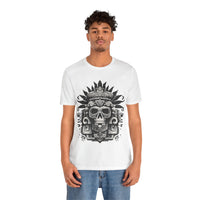Ah Puch Death God Petroglyph Skull Unisex T-Shirt
