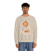 Xoloescuincle beneath the Sacred Sun Unisex Sweatshirt