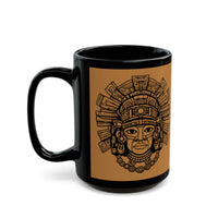 Inca God Graphic Symbol Inti Black Mug